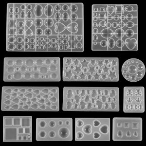 Créativité et Passion : Réalisez des Bijoux Uniques avec le Kit Moules Coulée Résine Silicone UV Pendentif Cœur Amour