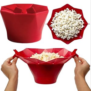 Réinventez Vos Soirées Cinéma avec le Bol à Popcorn Pliable en Silicone