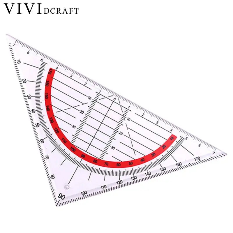 La précision au service de vos créations : l’Équerre Triangle Plastique Vividcraft