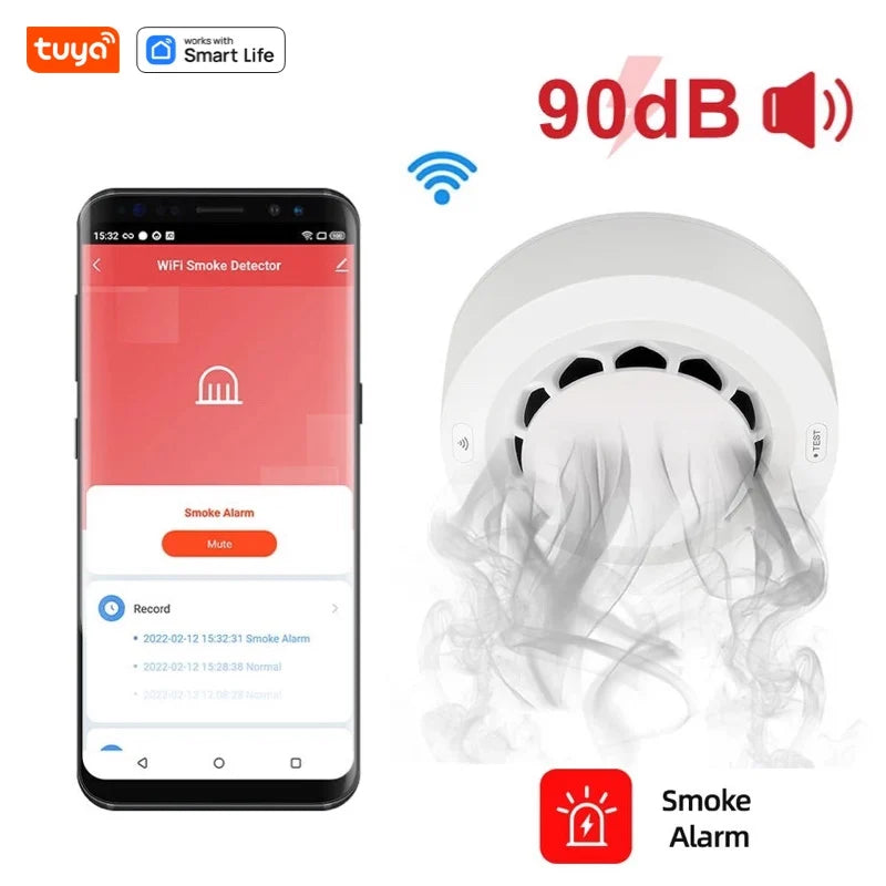 Sécurisez Votre Domicile avec le Détecteur de Fumée WiFi Tuya : Une Révolution Smart Home
