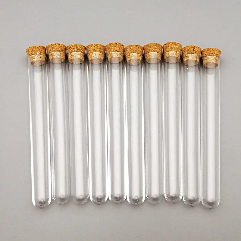 Innovations Scientifiques à Petit Prix : Redécouvrez vos Projets avec ce Lot de 100 Tubes à Essai Ronds en Plastique