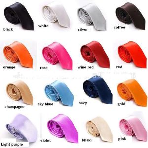 L’élégance quotidienne réinventée : La Cravate Slim Jacquard Tissé aux Couleurs Variées