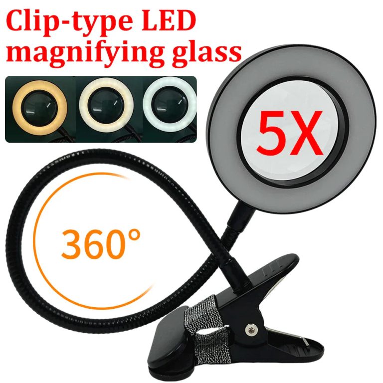 Révélez la Perfection de Vos Détails : L'Art de la Lampe Loupe LED Clip Beauté Ongles