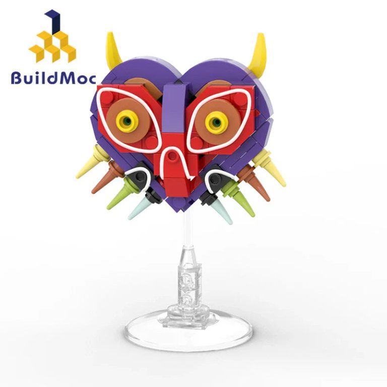 Plongez dans un univers de création et de nostalgie avec le set BuildMoc inspiré de Skull Kid Majora's Mask