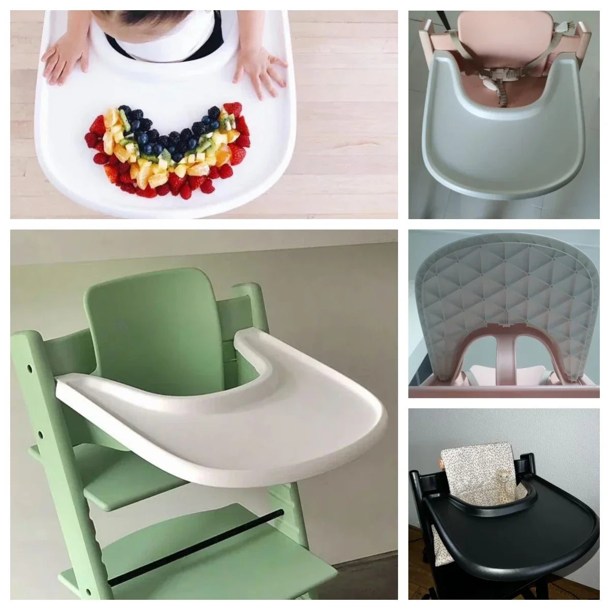 Plateau multifonction pour repas bébé : sécurité et confort garantis