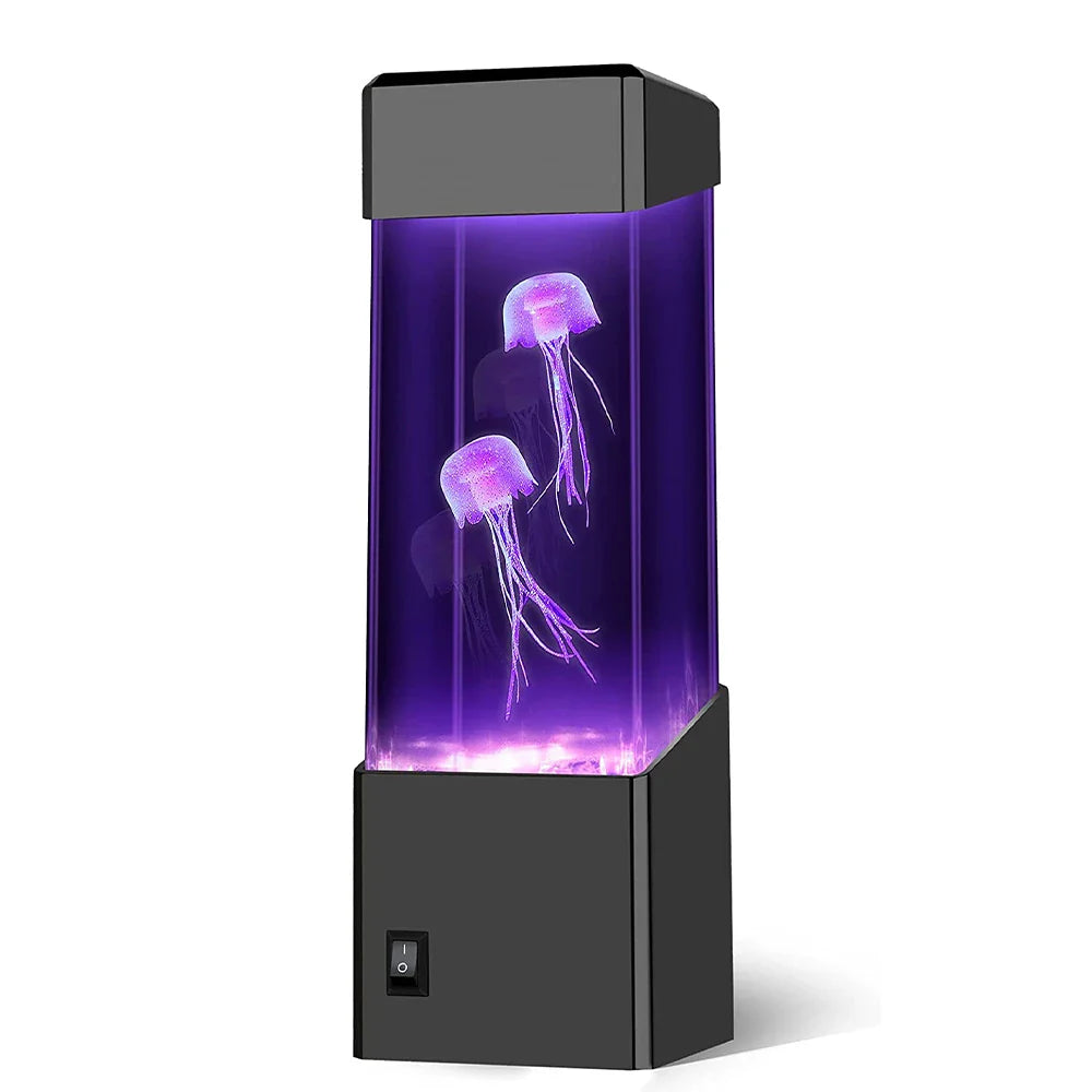 Illuminez vos soirées avec une touche de magie : L'Étonnante Lampe de Nuit LED Méduse Aquarium