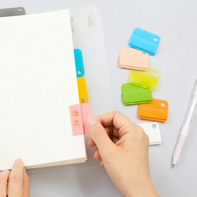 Boostez votre organisation avec style : découvrez le Lot de 6 Trombones Colorés Multifonctions