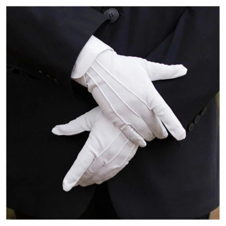 Gants en Coton Blanc Légers pour Inspection : Un Accessoire Indispensable pour Précision et Confort