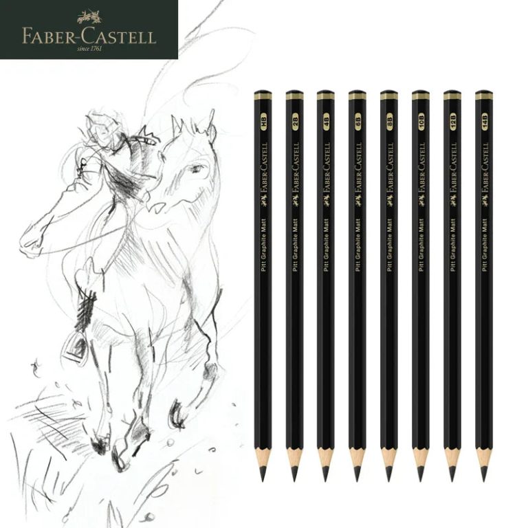 Redécouvrez l’Art du Dessin avec le Set de Crayons Graphite Faber-Castell Pitt Matt