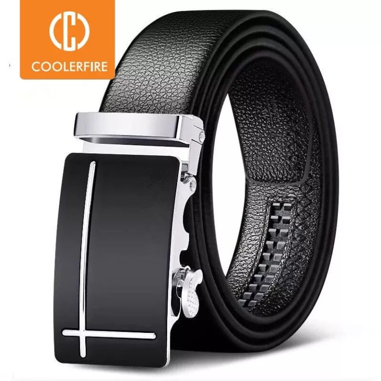 Redécouvrez l’Élégance Masculine avec une Ceinture en Cuir Véritable à Boucle Automatique