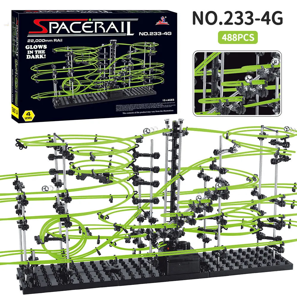 Laissez vos Sens s'Éveiller avec un Circuit à Billes Lumineux Électrique Innovant