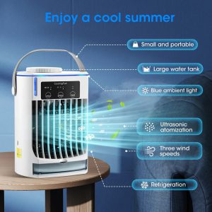 Restez Frais Partout : Le Climatiseur Portable Mini Ventilateur USB qui Révolutionne Votre Quotidien
