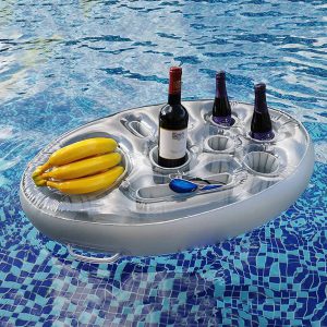 Transformez Vos Fêtes d’Été avec une Table Gonflable Flottante pour Boissons