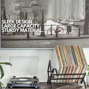 Entre élégance contemporaine et praticité : l’art de ranger vos vinyles avec style