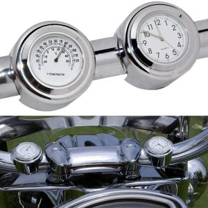 Optimisez Vos Trajets en Moto avec une Horloge Thermomètre Facile à Monter