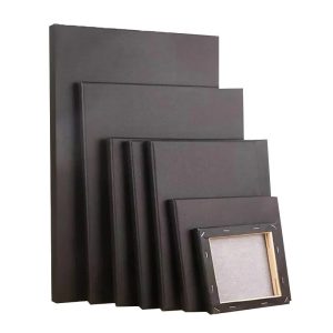 Révélez votre créativité avec le cadre de peinture à l'huile en toile noire