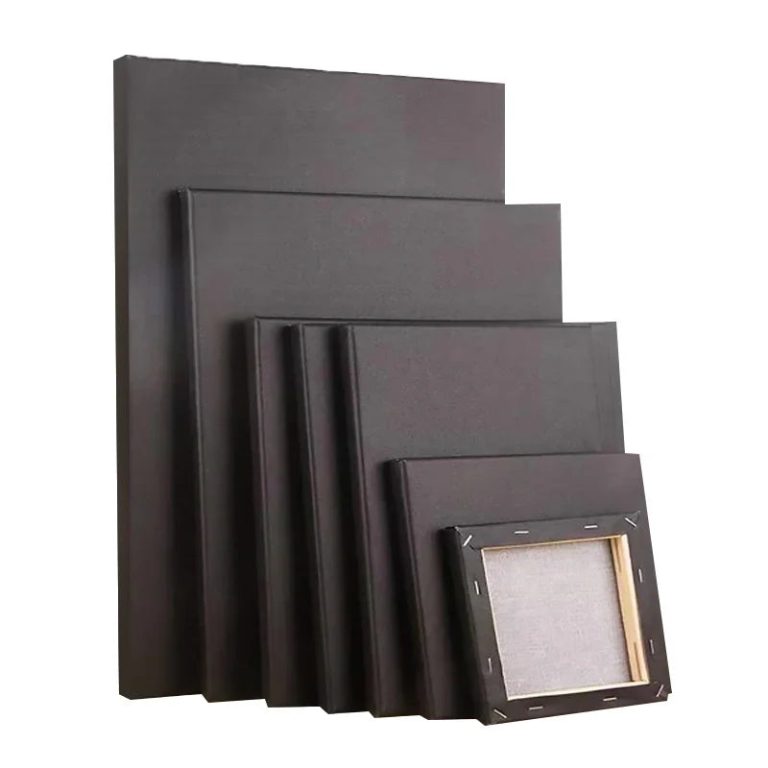 Révélez votre créativité avec le cadre de peinture à l'huile en toile noire