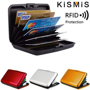 Protection et Élégance au Quotidien : L'Atout Sécurité du Portefeuille Métallique RFID KISMIS