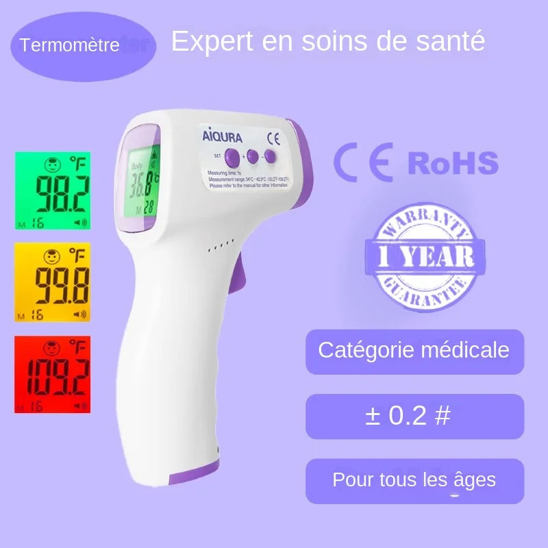Thermomètre Infrarouge AiQUE AD-801 : La Révolution de la Mesure Sans Contact