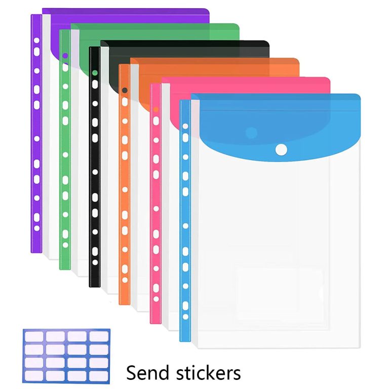 Pochettes A4 Transparentes à Fermeture Bouton: L’Organisation Sans Stress pour Bureau et Scolarité