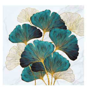 Transformez Votre Salon en Galerie d'Art avec le Kit Broderie Feuille Ginkgo