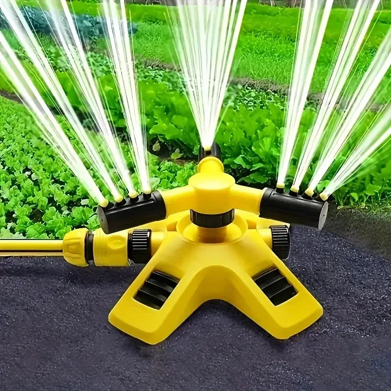 Optimisez l’irrigation de votre jardin avec cet arroseur rotatif 360° en plastique