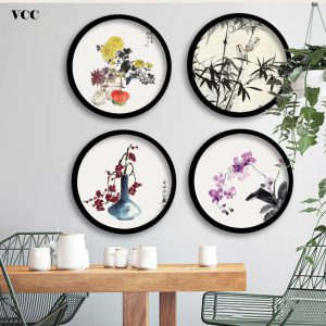 Transformez Votre Intérieur avec des Cadres Photo Ronds en Bois au Design Innovant