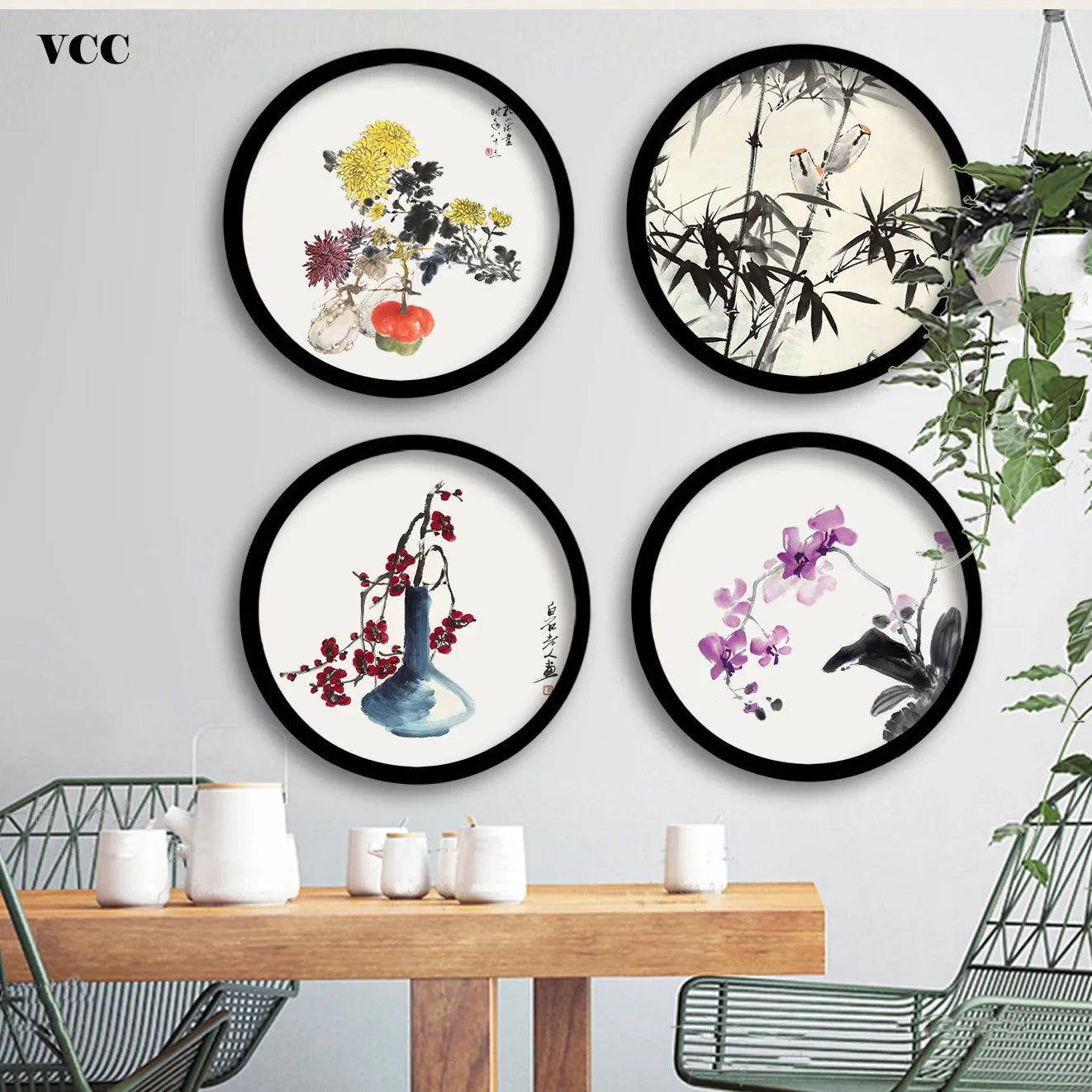 Transformez Votre Intérieur avec des Cadres Photo Ronds en Bois au Design Innovant