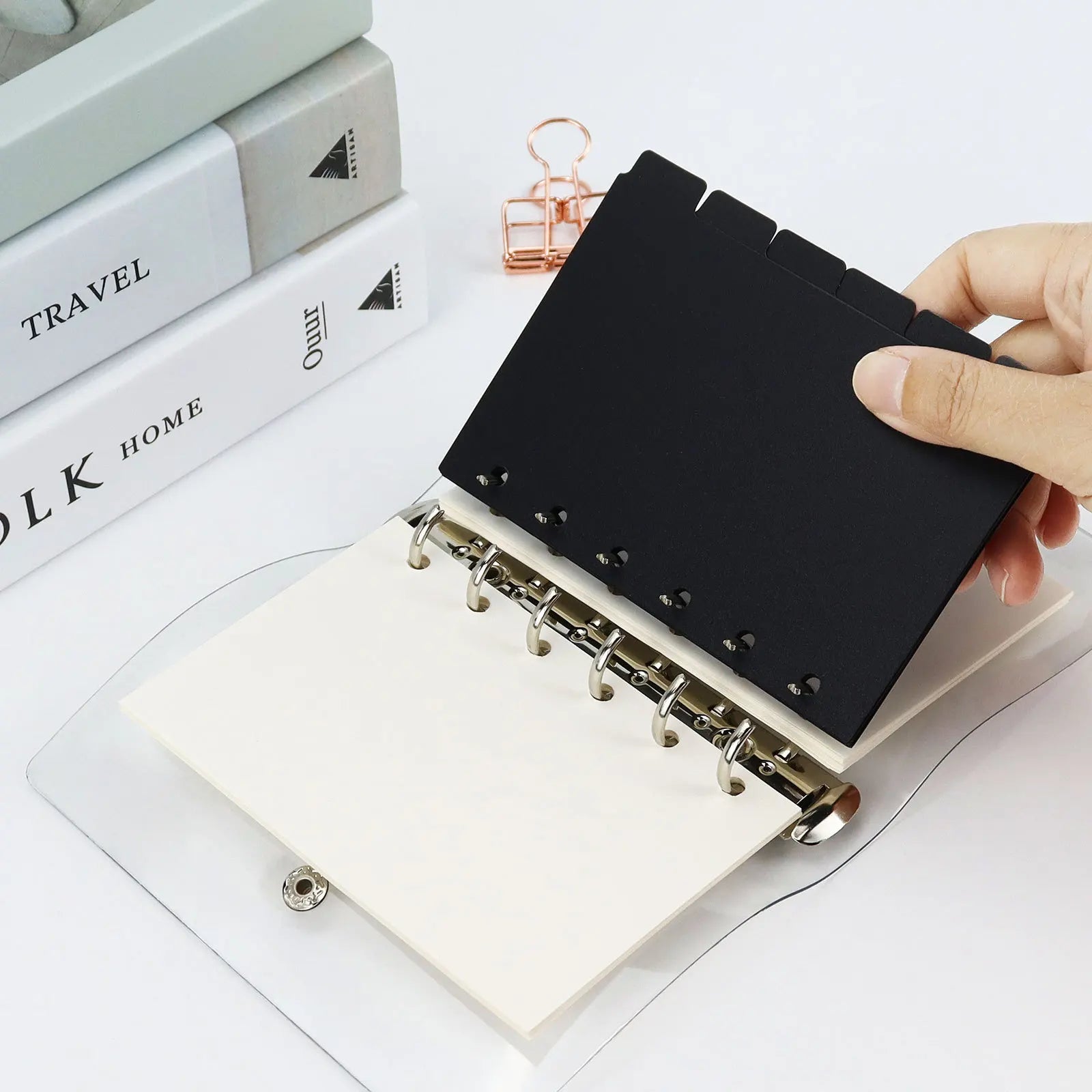 Réinventez l'organisation de vos carnets : Optimisez chaque page grâce à l'ensemble séparateurs A7
