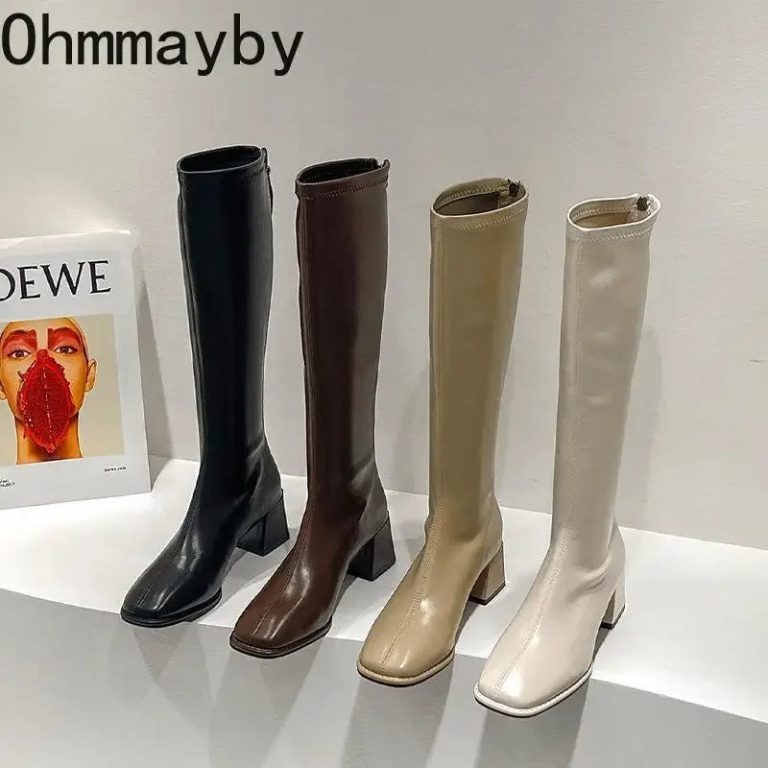Élégance hivernale : adoptez le chic intemporel des bottes hautes en cuir souple