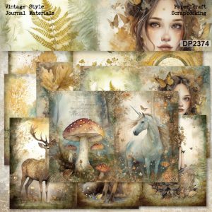 Explorez la Magie de Vos Créations avec le Pack Papier Licorne A5 - Journal Intime DIY