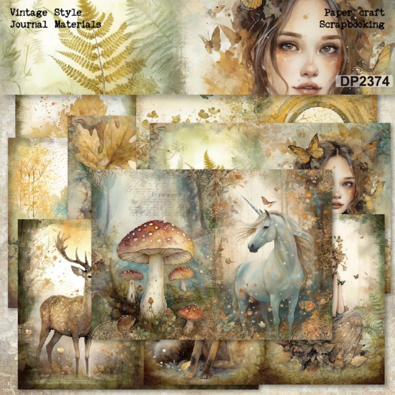 Explorez la Magie de Vos Créations avec le Pack Papier Licorne A5 - Journal Intime DIY