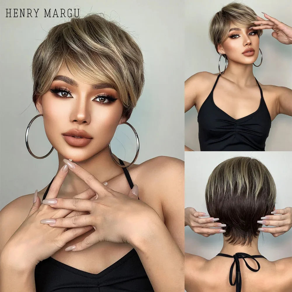 Redécouvrez une élégance audacieuse avec un look pixie irrésistible