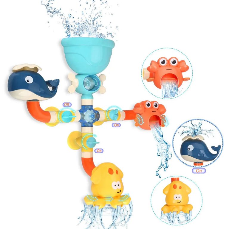 Ludique et Éducatif : Réinventez l’Heure du Bain avec des Jouets Créatifs pour Bébé
