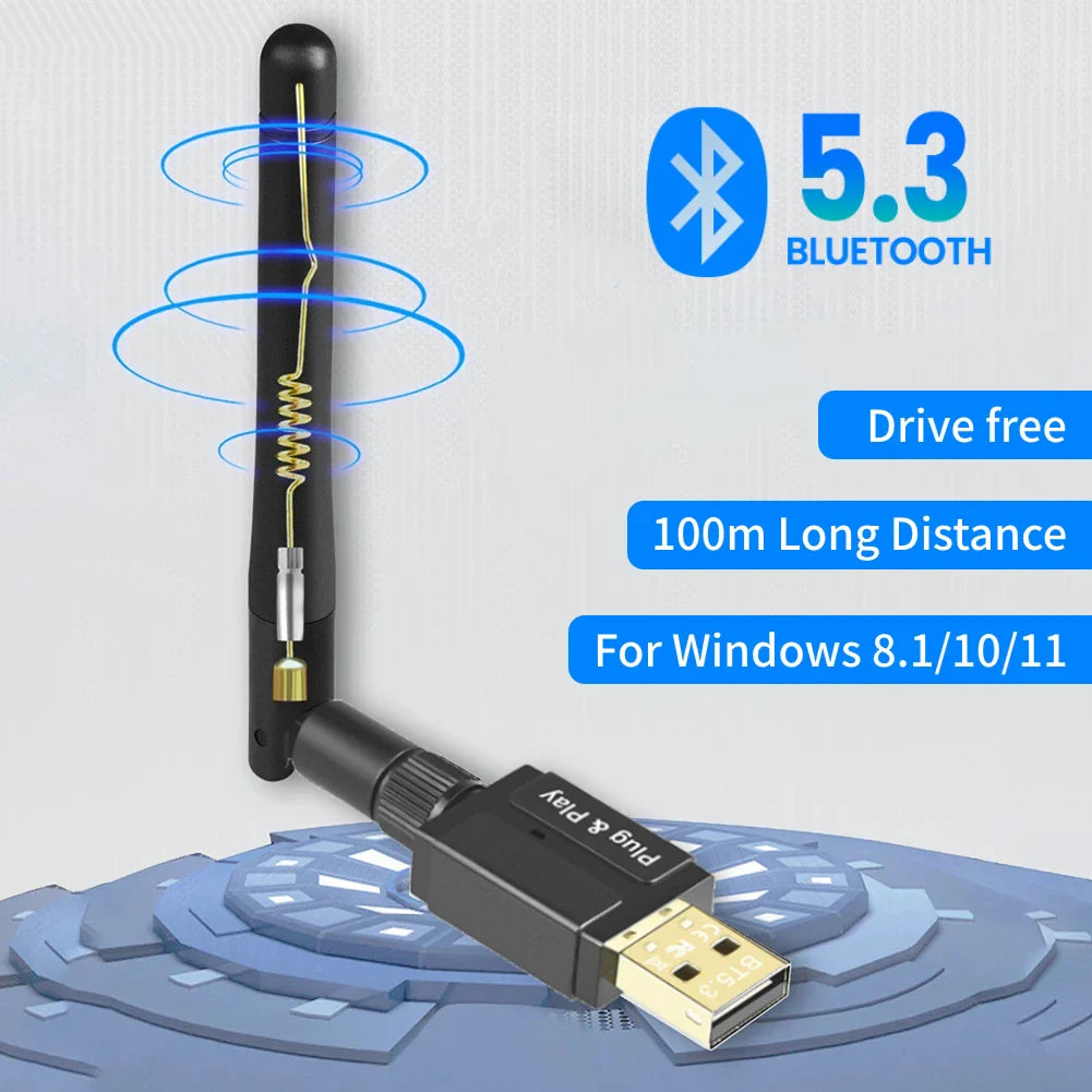 Redécouvrez la liberté sans fil avec cet adaptateur Bluetooth 5.3 pour PC