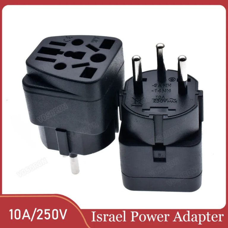 Voyagez en toute liberté avec l’Adaptateur Voyage Universel Israélien 3 Pin de VOSORON