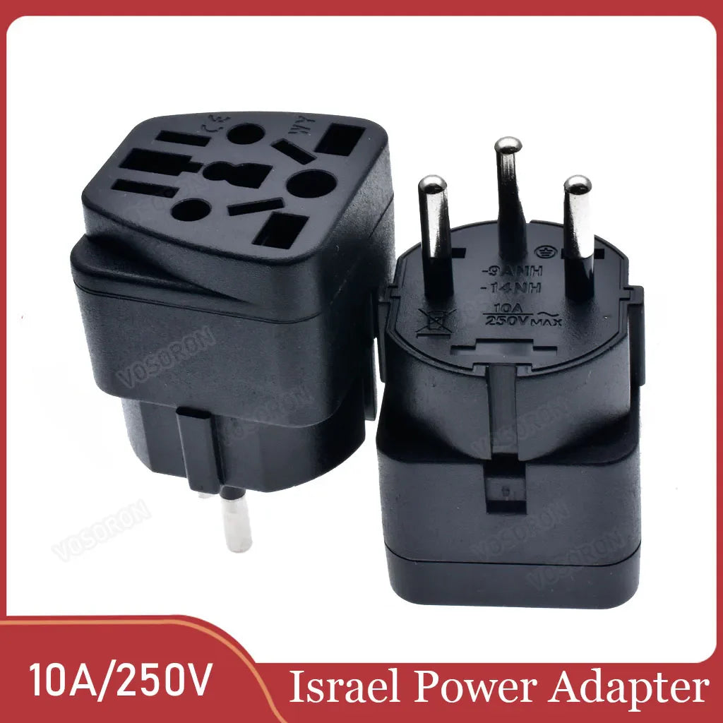 Voyagez en toute liberté avec l’Adaptateur Voyage Universel Israélien 3 Pin de VOSORON