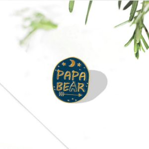 Osez la Tendresse avec Originalité : Les Épingles Émaillées Ours Mama Papa