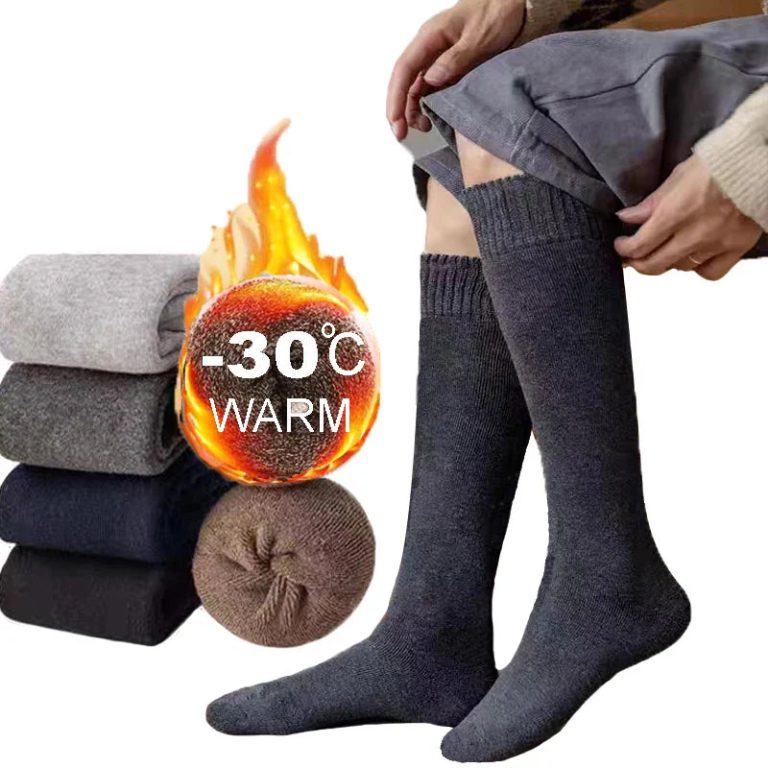 Découvrez le Secret d’un Confort Inégalé cet Hiver avec des Chaussettes Longues en Laine