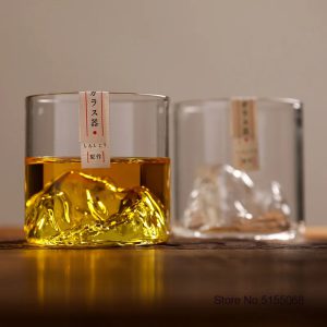 Sublimez vos dégustations avec un verre à whisky 3D inspiré de la Montagne du Japon