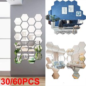 Illuminez Votre Intérieur Avec Ces Stickers Muraux au Design Hexagonal Moderne