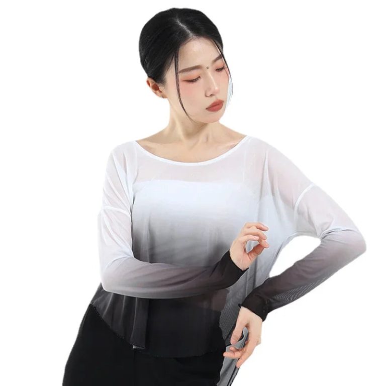 Exprimez votre grâce avec le Haut de Danse en Gaze Classique pour Femmes