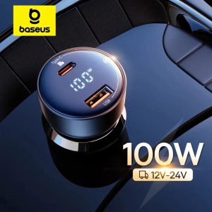 La Révolution de la Recharge Mobile : Découvrez le Chargeur Voiture Baseus 100W PD
