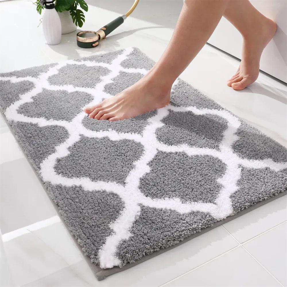 Transformez Votre Quotidien avec le Tapis de Bain Olanly en Microfibre Ultra Douce et Absorbante