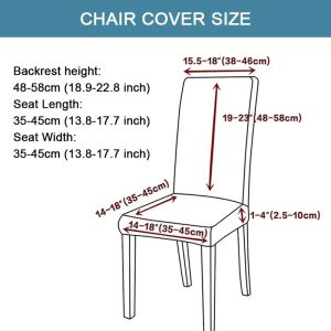 Alliez élégance et protection : redécouvrez vos chaises avec le protège-chaise jacquard extensible