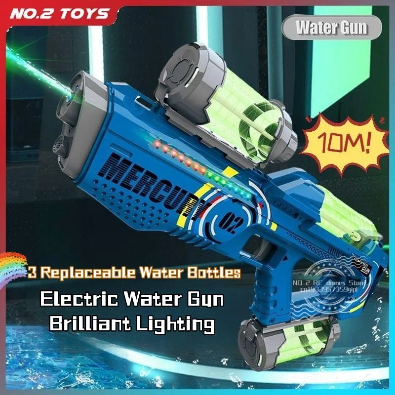 Vivez des Batailles Aquatiques Inoubliables avec le Pistolet à Eau Électrique Rechargeable pour Enfants