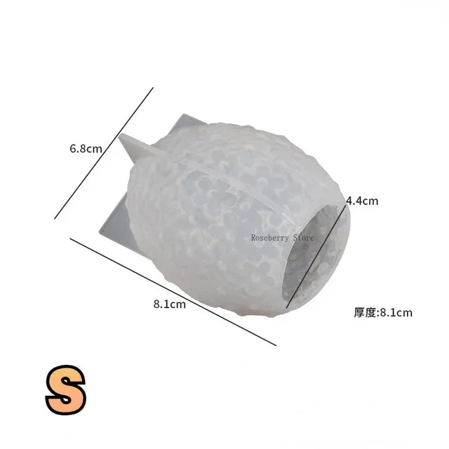 Créez Vos Œuvres Artisanales Exceptionnelles avec un Moule en Silicone au Design Floral Inspirant