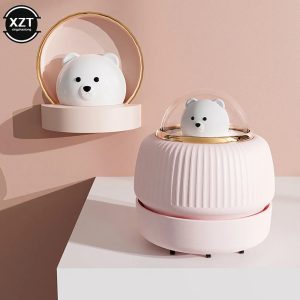 Réinventez le Nettoyage de Votre Bureau avec le Mini Aspirateur sans fil Space Bear