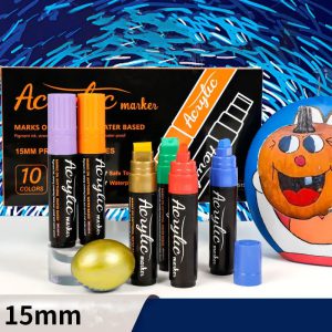 Donnez Vie à Vos Idées Créatives avec cet Ensemble Marqueurs Acryliques DIY Enfant 15mm