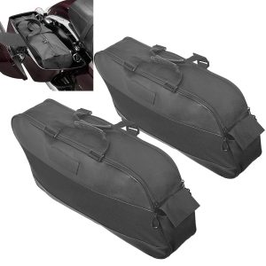 La Sacoche de Selle Harley Touring en Cuir Noir : L'alliance parfaite de l'élégance et de la fonctionnalité pour vos trajets